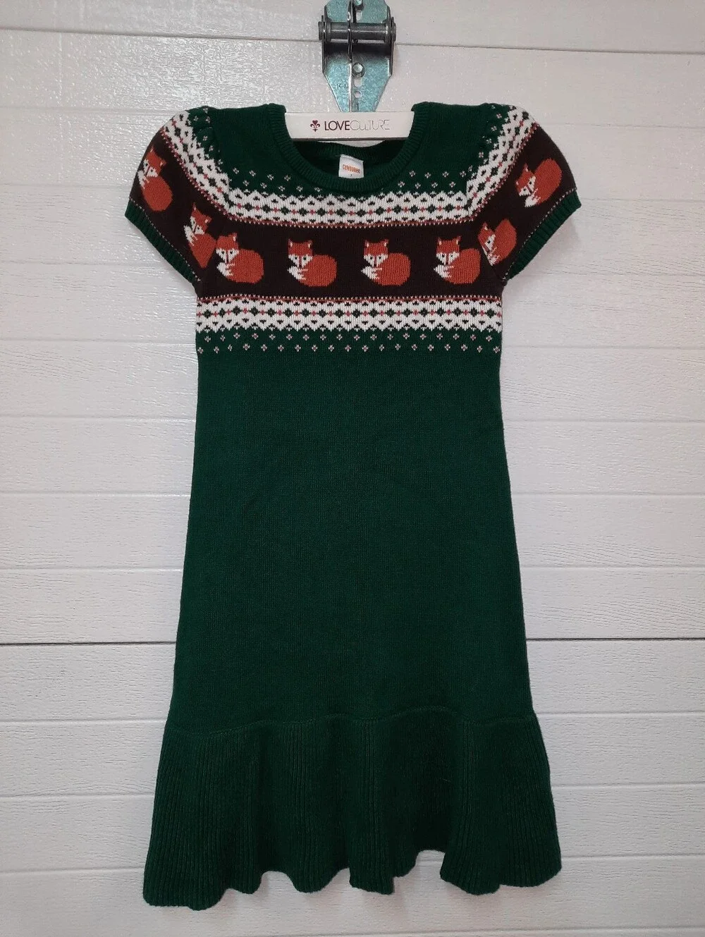 Gymboree Green Knit Dress